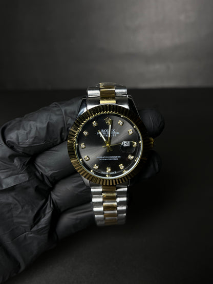 Rolex Datejust Elite – Gold & Midnight Noir Edition