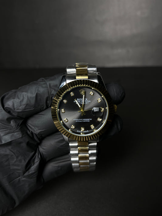 Rolex Datejust Elite – Gold & Midnight Noir Edition