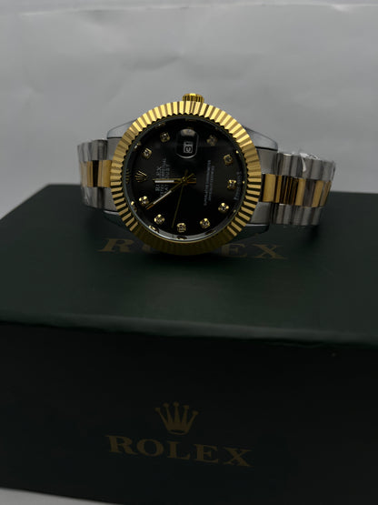 Rolex Datejust Elite – Gold & Midnight Noir Edition